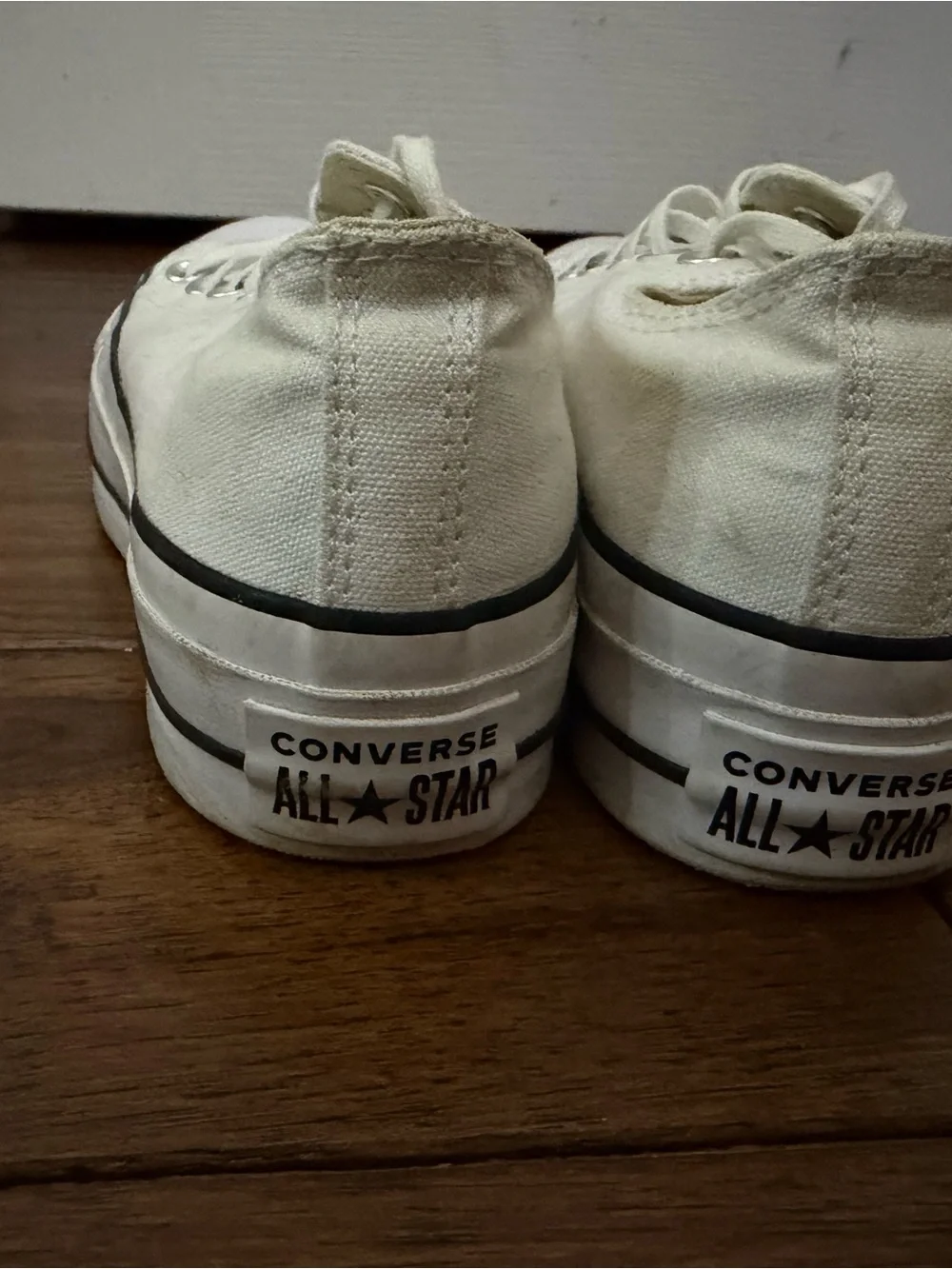 Converse White Low-Top Canvas Sneaker - Picture 3 of 6